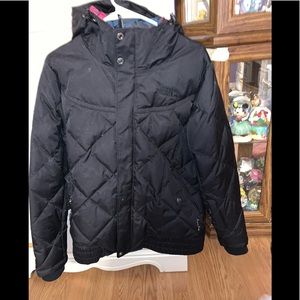 The North Face Black Quilted Puffer Jacket with Hood